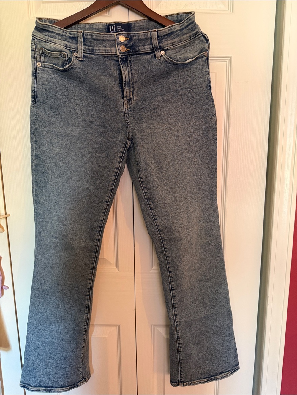 GAP Women's Light Blue Flare Jeans
